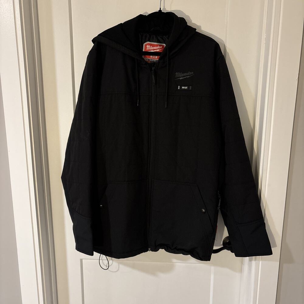 Milwaukee M12 Heated Jacket Black 2XL - No Battery or Charger